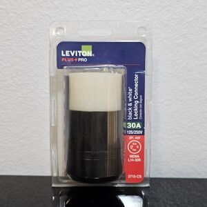 Leviton 30 Amp, 125/250 Volt, NEMA L14-30R. 3P. 4W Locking Connector, (New)